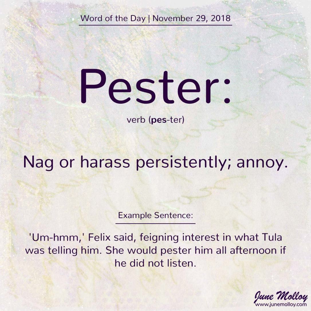 Word of the Day | www.junemolloy.com