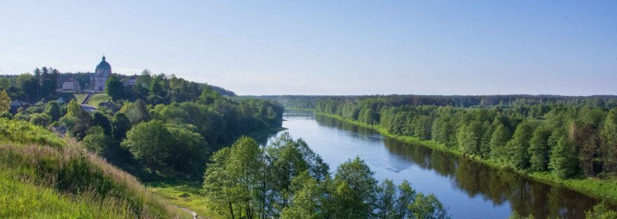 View of Nemunas from Hill | www.junemolloy.com