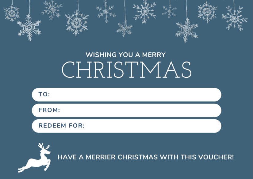 Christmas Gift Voucher | www.junemolloy.com